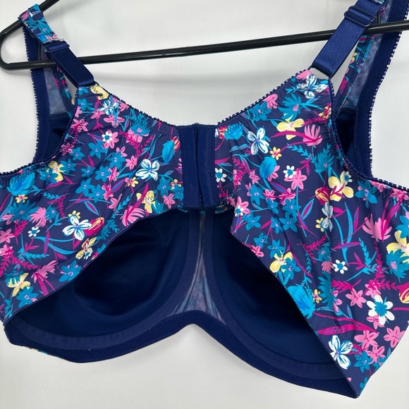COMFORT CHOICE BRA, SIZE 44D, Floral - Picture 2 of 3